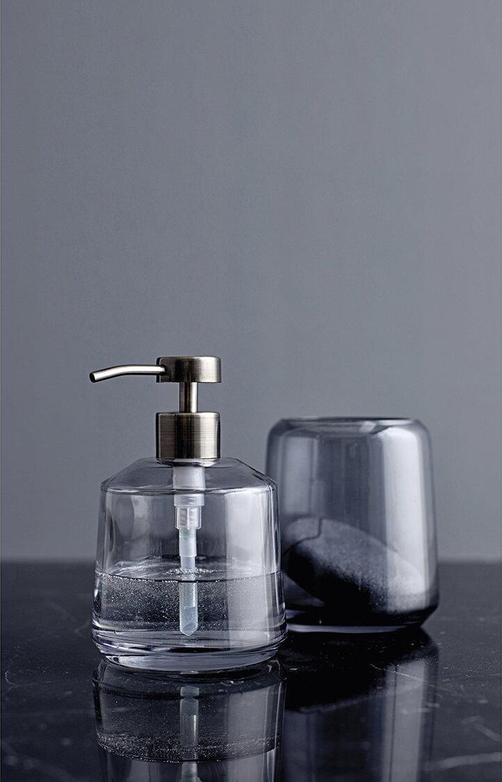 Kelímek na zubní kartáček Vintage Smoke Glass