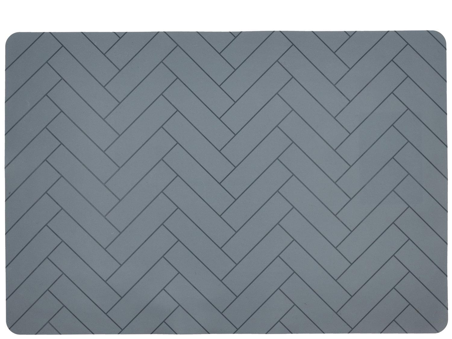 Prostírání 33x48 Tiles China blue Silicone