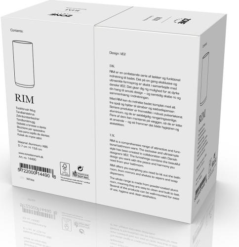 Kelímek na zubní kartáček Rim
