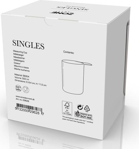 Kuchyňská odměrka Singles Steel 500ml