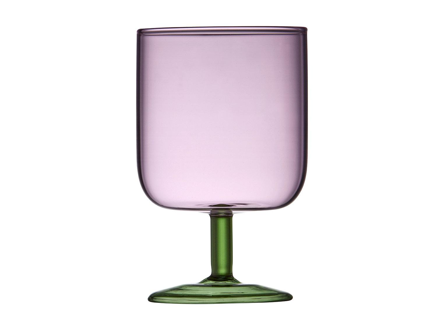 Sklenice na víno Torino 30 cl (2 ks) Pink/Green