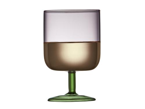 Sklenice na víno Torino 30 cl (2 ks) Pink/Green
