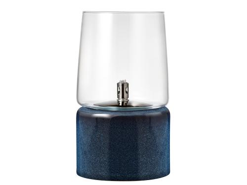 Nerezová olejová lampa Blue 15x26 cm
