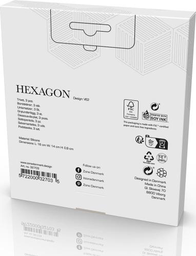 Sada podložek pod horké Hexagon