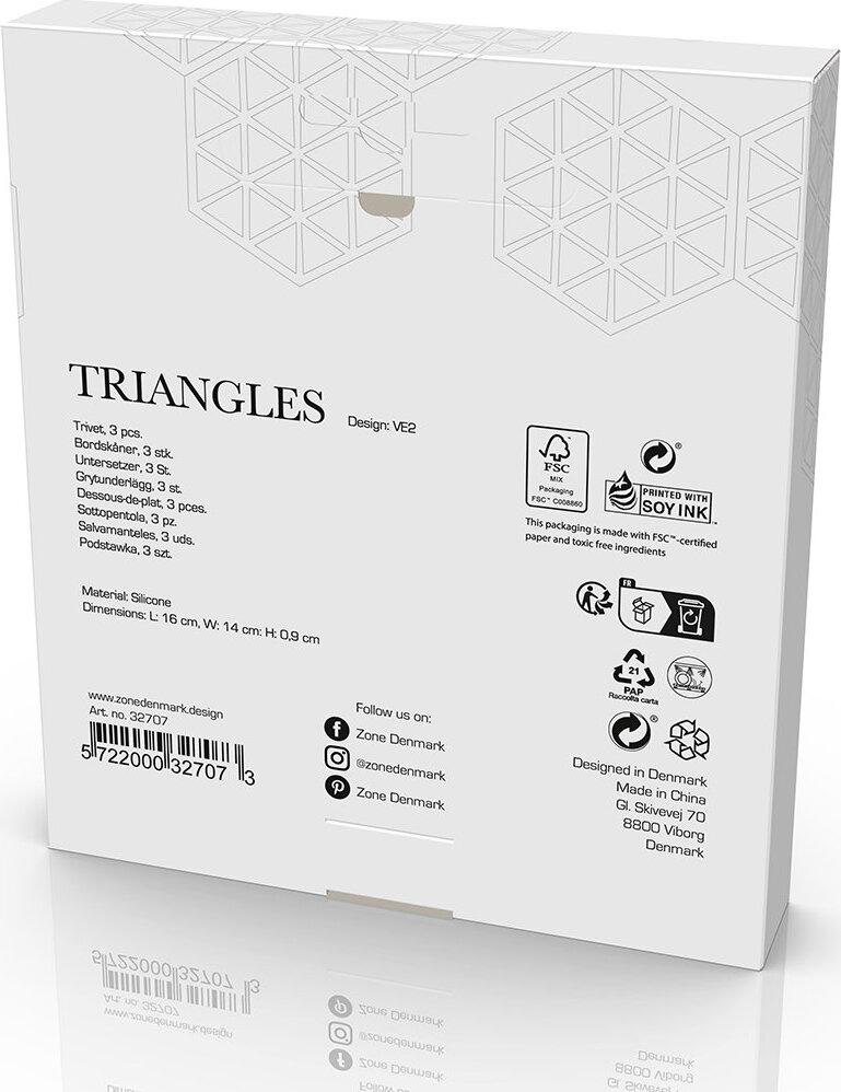 Sada podložek pod horké Triangles