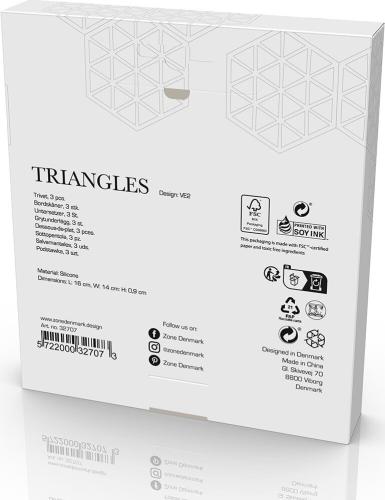 Sada podložek pod horké Triangles