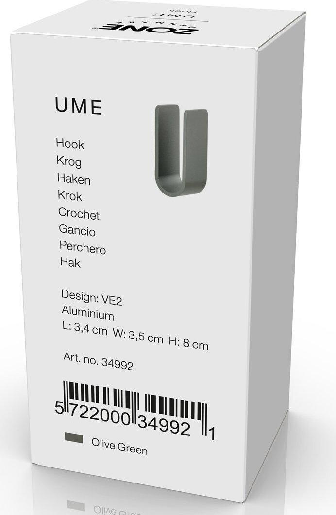 Kovový háček na zeď Ume