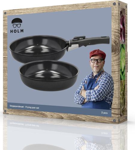 Sada pánví s odnímatelnou rukojetí
