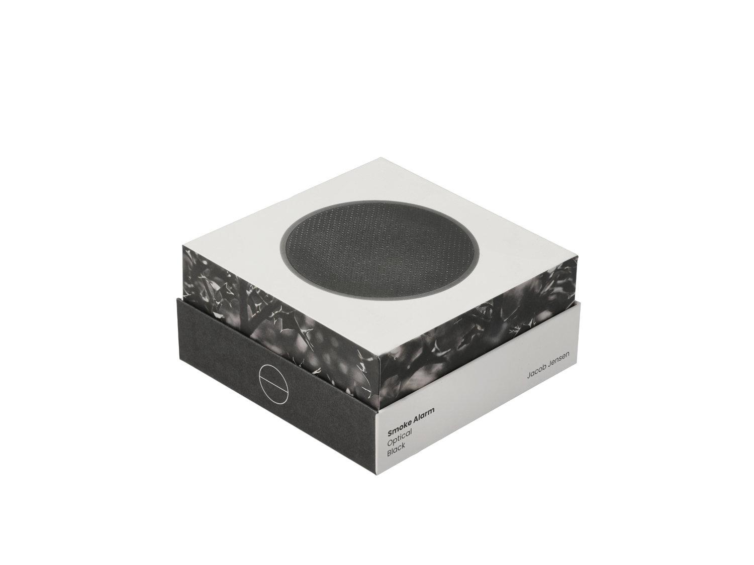 Optický detektor kouře 10 cm Black