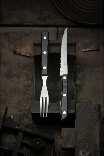 Steakové příbory Old Farmer Black 12 ks
