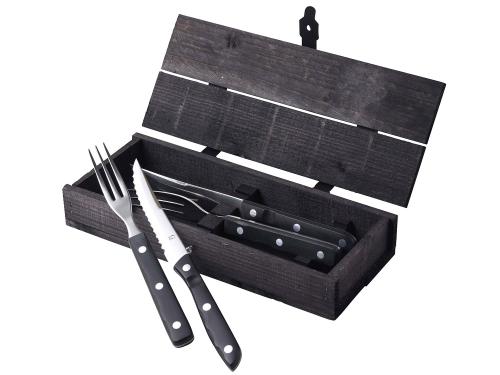 Steakové příbory Old Farmer Black 4 ks