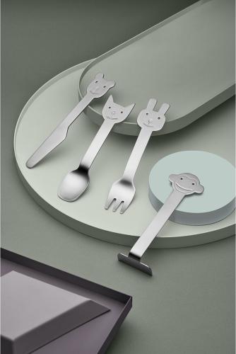 Dětská Sada příborů Zvířecí kamarádi 4 ks