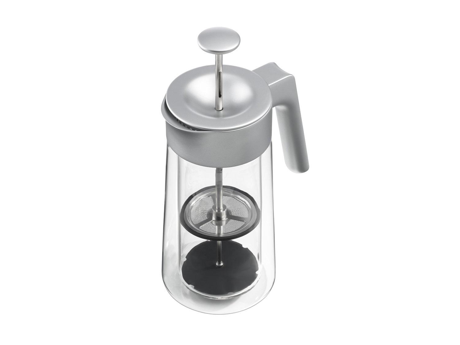 Dvoustěnný skleněný french press