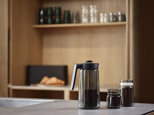Dvoustěnný skleněný french press