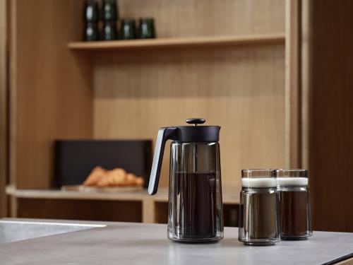 Dvoustěnný skleněný french press