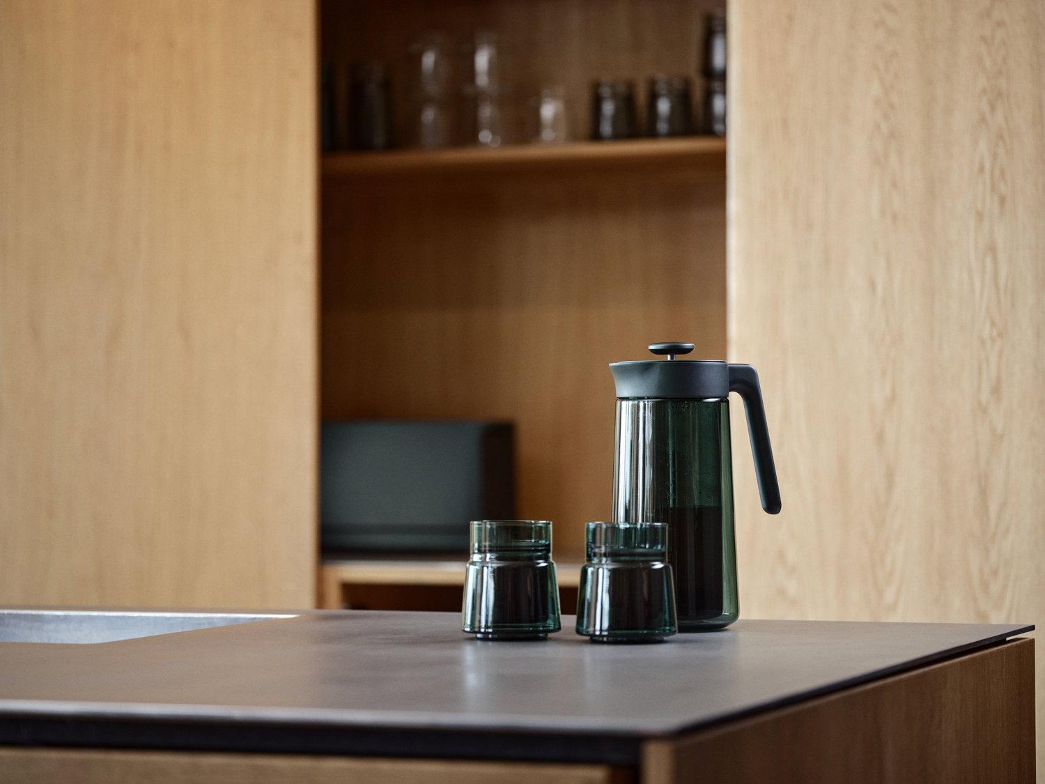 Dvoustěnný skleněný french press