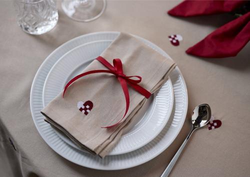 Vánoční ubrousky  Christmas Hearts