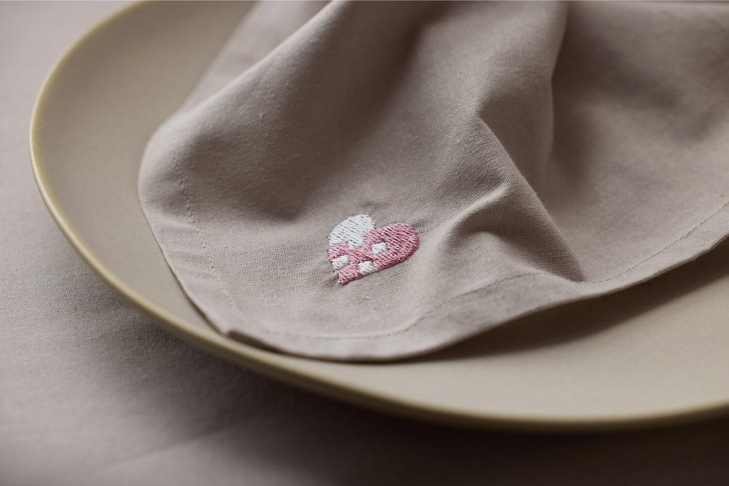 Vánoční ubrousky  Christmas Hearts