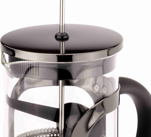 French Press Shiny Black 1,0L