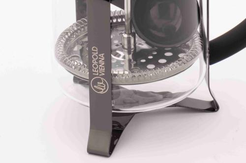 French Press Shiny Black 1,0L
