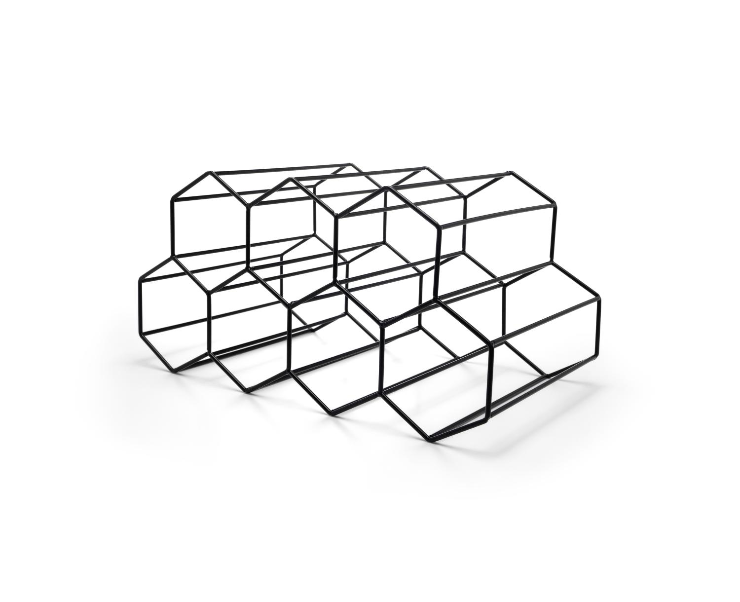 Kovový stojan na víno