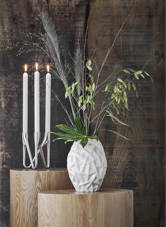 Porcelánová váza Willow White 21 cm