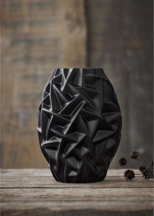 Porcelánová váza Willow Black 26 cm