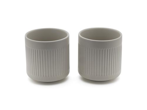 Kameninové hrnky Skagen šedé (2ks) 300 ml